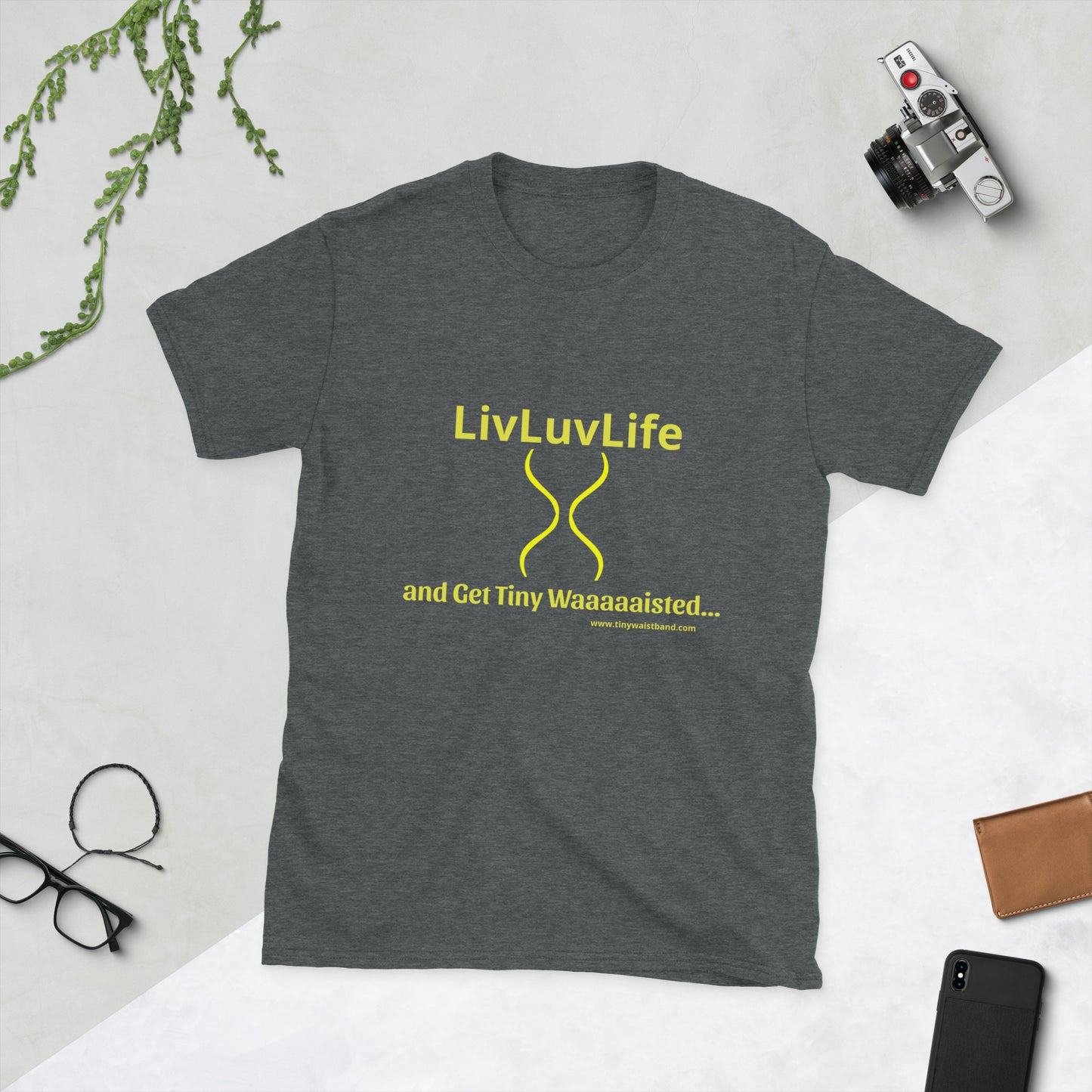 Short-Sleeve LivLuvLife Tiny Waistband T-Shirt